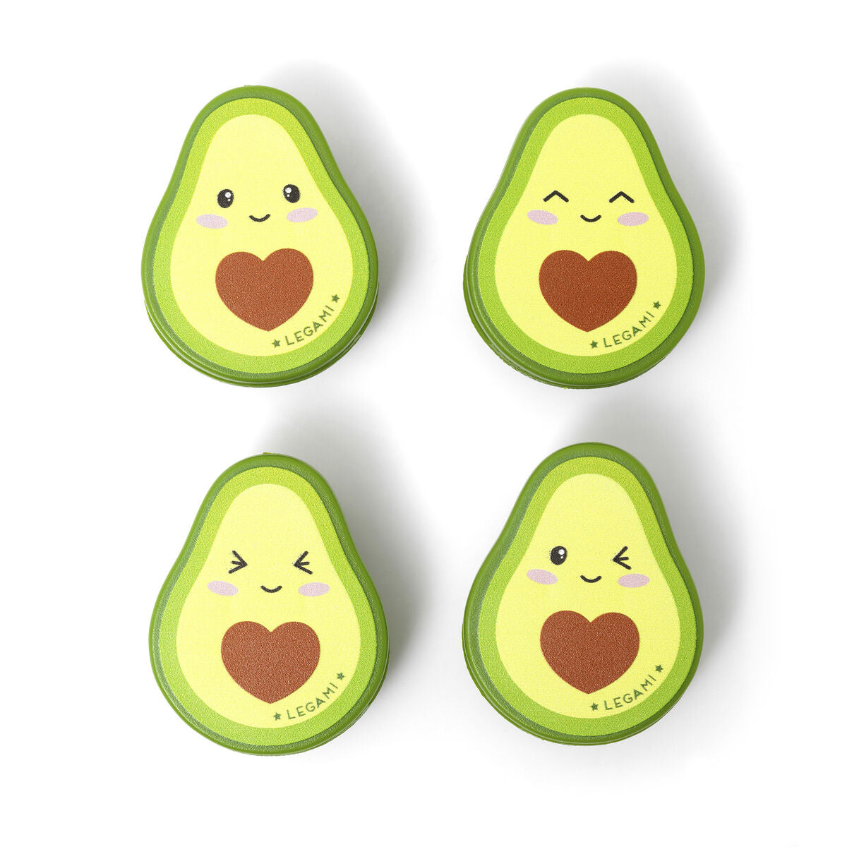 Set de 4 Clips de Fermeture pour Sachets - Avocado - Bag Clips