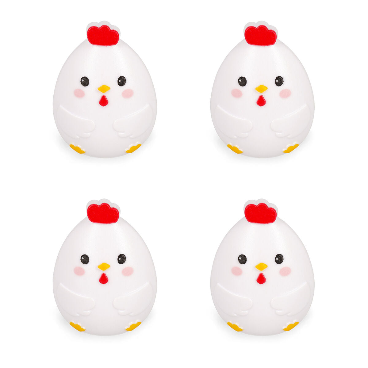 Set de 4 Clips de Fermeture pour Sachets - Hen - Bag Clips