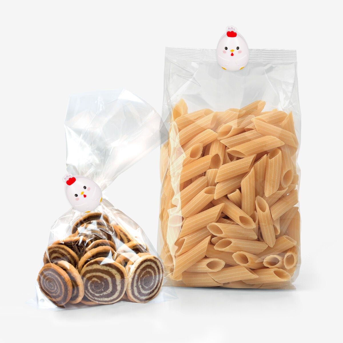 Set de 4 Clips de Fermeture pour Sachets - Hen - Bag Clips