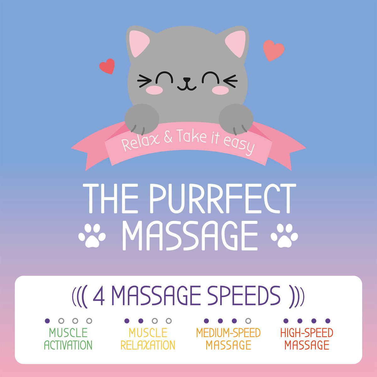 Mini masseur électrique - The Purrfect Massage