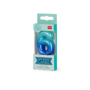 Bougie Gâteau Blue - 6 - Happy Birthday Candle
