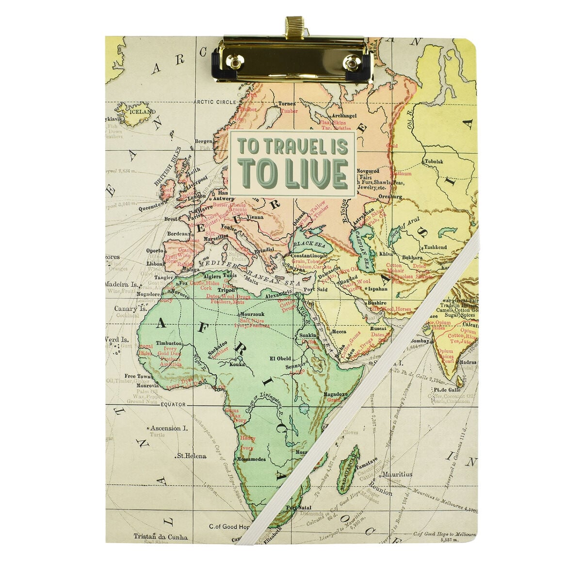 Porte-Documents avec Pince Travel - Prenez note