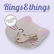 Soucoupe en Céramique Vide-Poche - Kitty - Rings & Things