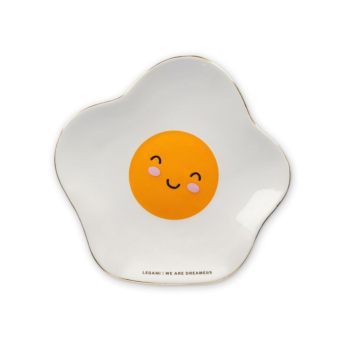 Soucoupe en Céramique Vide-Poche - Egg - Anneaux et objets
