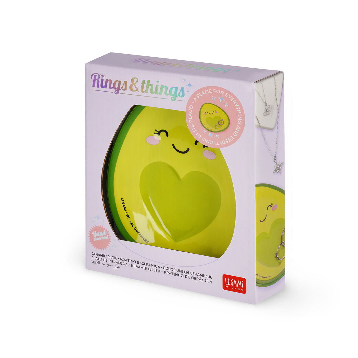 Soucoupe en Céramique Vide-Poche - Avocado - Rings & Things