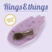 Soucoupe en Céramique Vide-Poche - Magic - Rings & Things