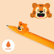 Stylo Gel avec Animal Décoratif Tiger « Grrreat Adventures » - Lovely Friends