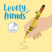 Stylo Gel avec Animal Décoratif Bee « Bee Different » - Lovely Friends