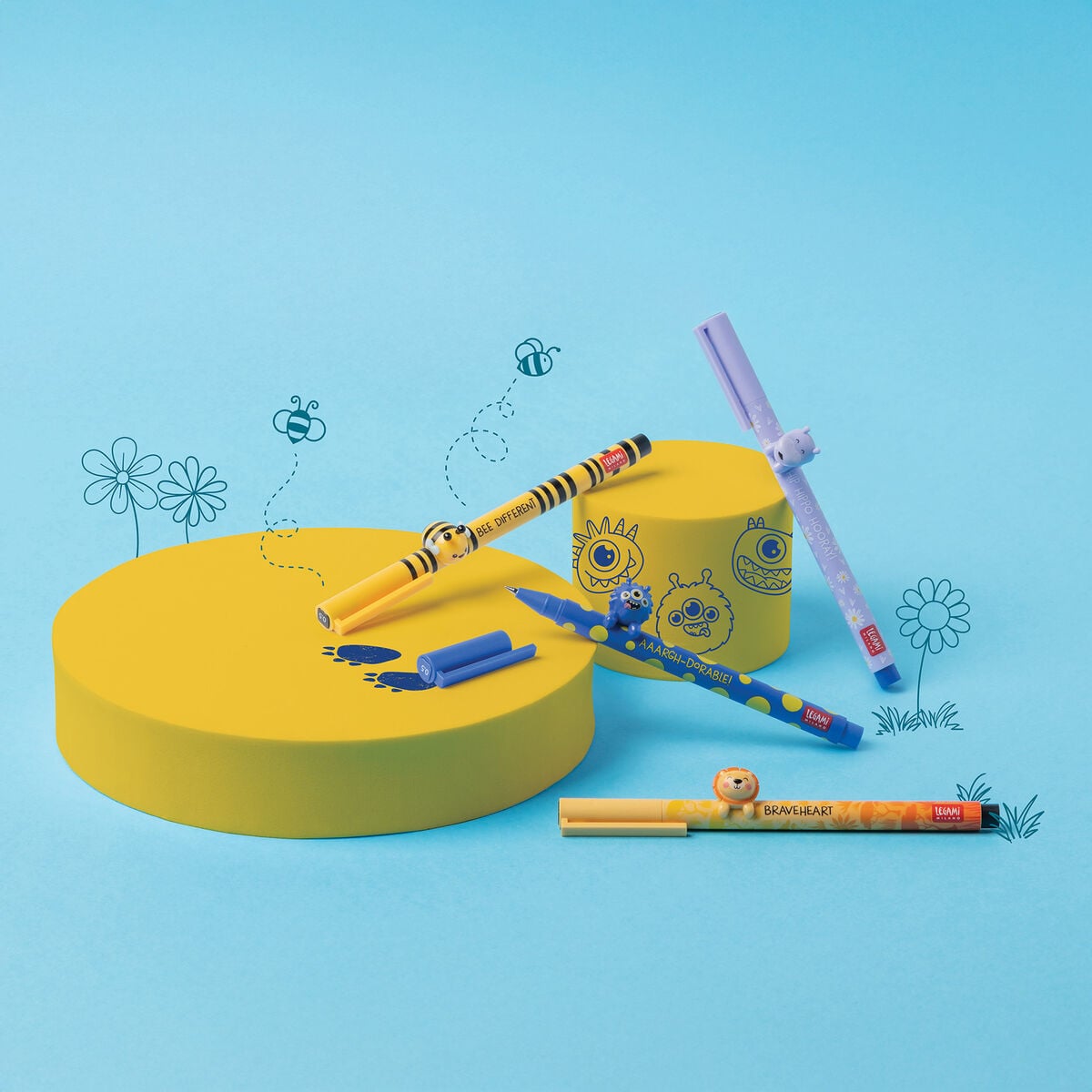 Stylo Gel avec Animal Décoratif Bee « Bee Different » - Lovely Friends