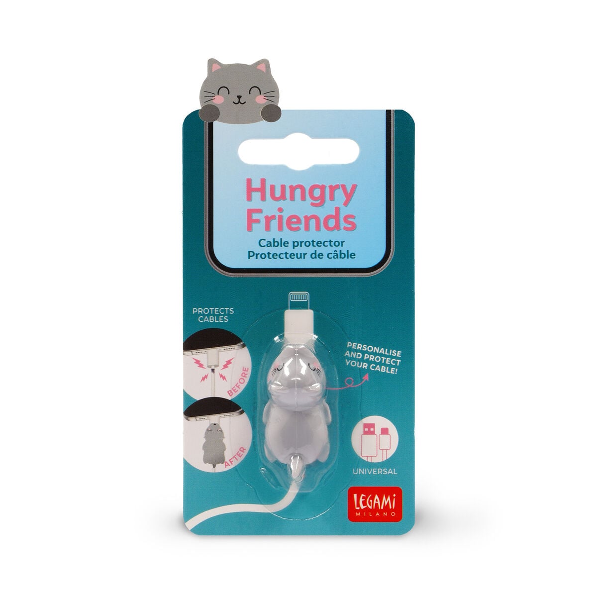Protecteur de Câble Kitty - Hungry Friends