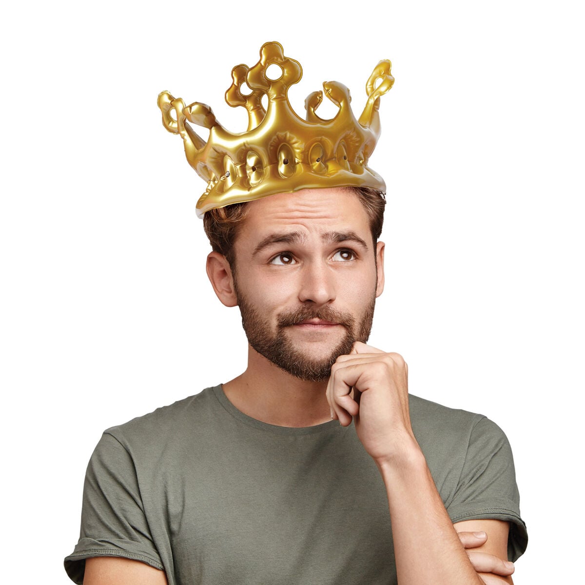 Couronne Gonflable Gold - King - Party King
