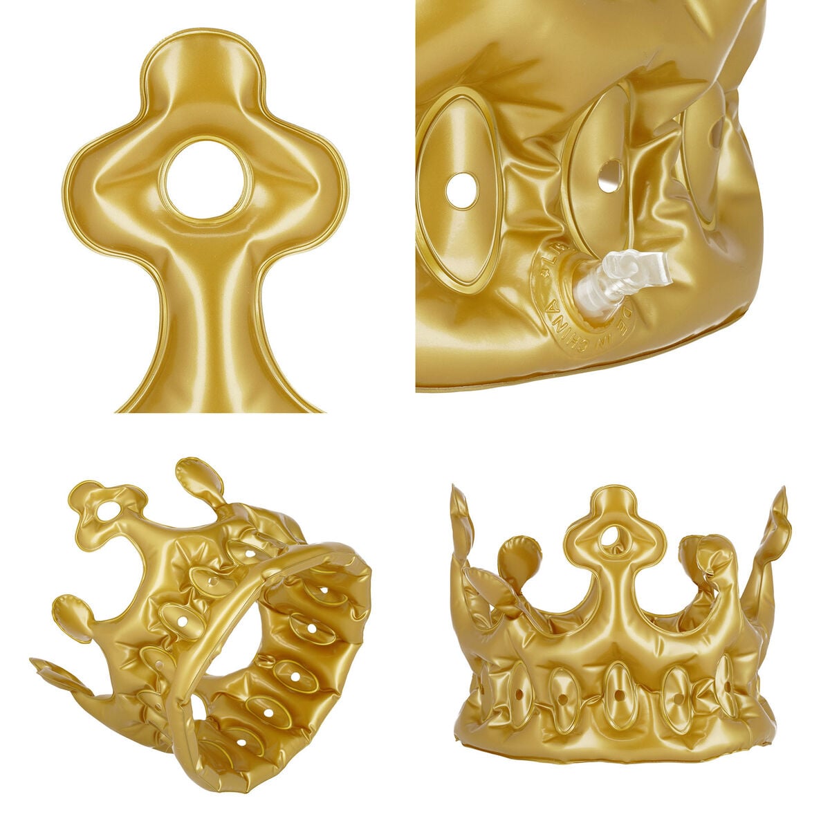 Couronne Gonflable Gold - King - Party King
