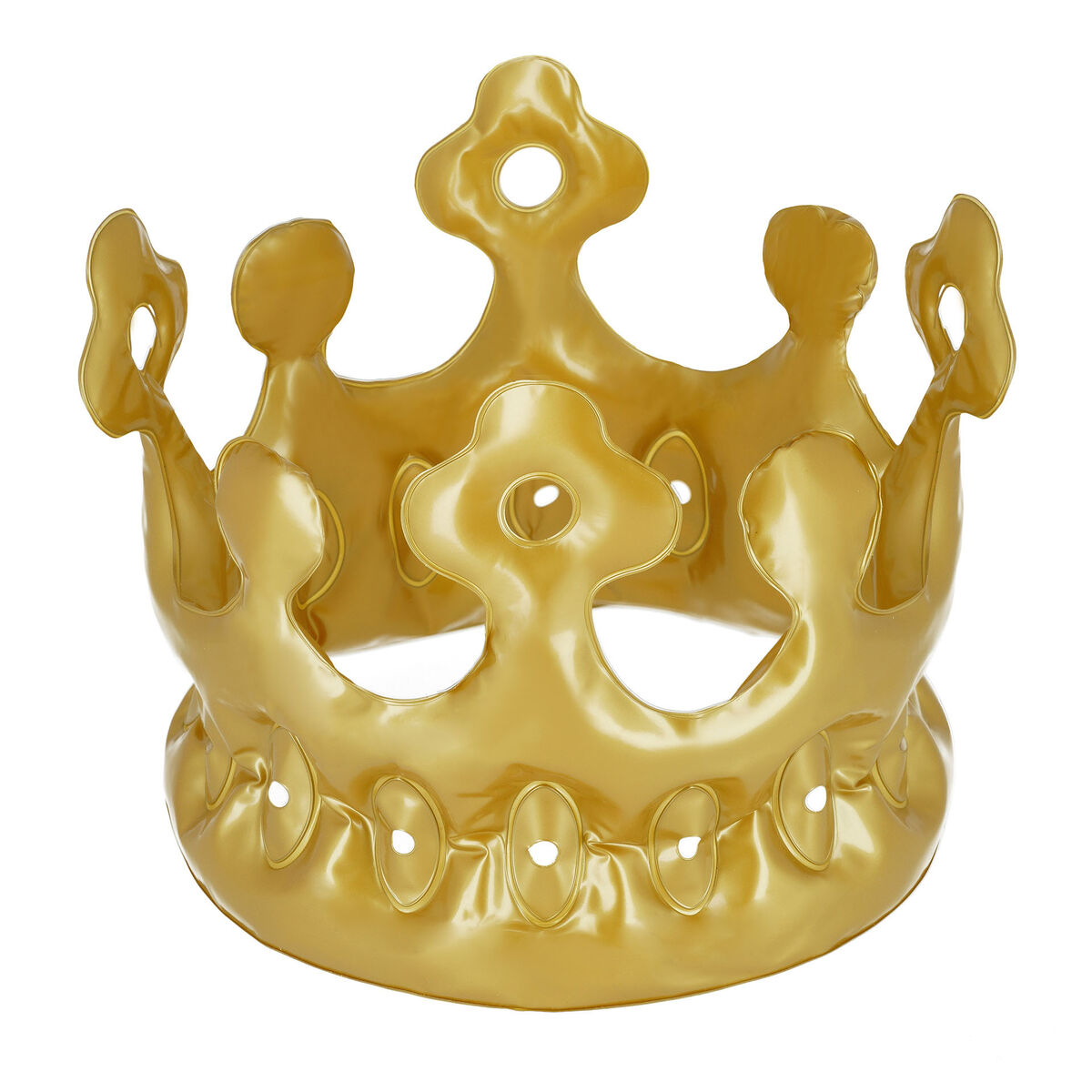 Couronne Gonflable Gold - Reine - Reine de la fête