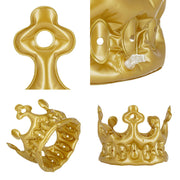 Couronne Gonflable Gold - Queen - Party Queen