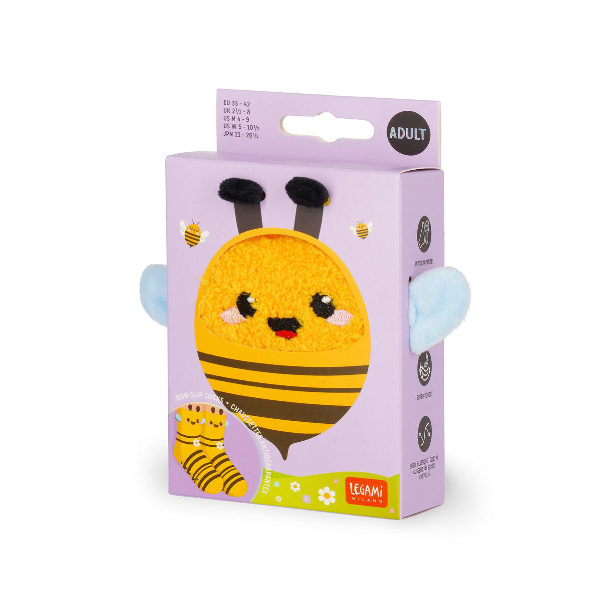 Chaussettes Antidérapantes Adulte Bee - It's a Match!