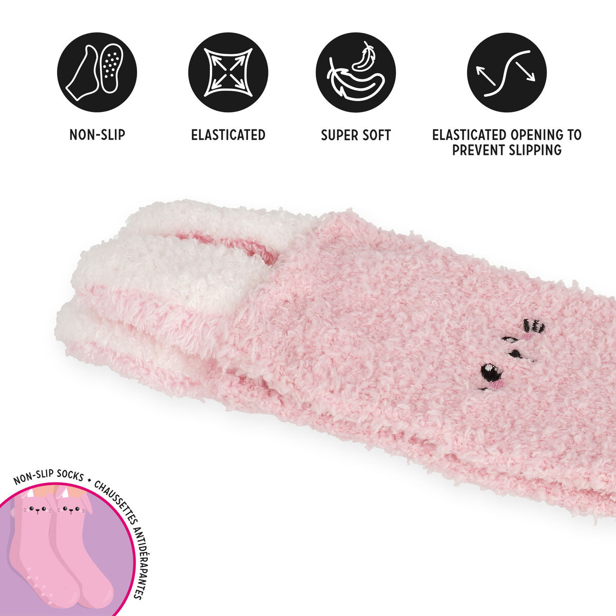 Chaussettes Antidérapantes Adulte Bunny - It's a Match!