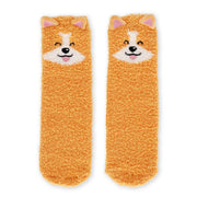 Chaussettes Antidérapantes Adulte Corgi - C'est un match!