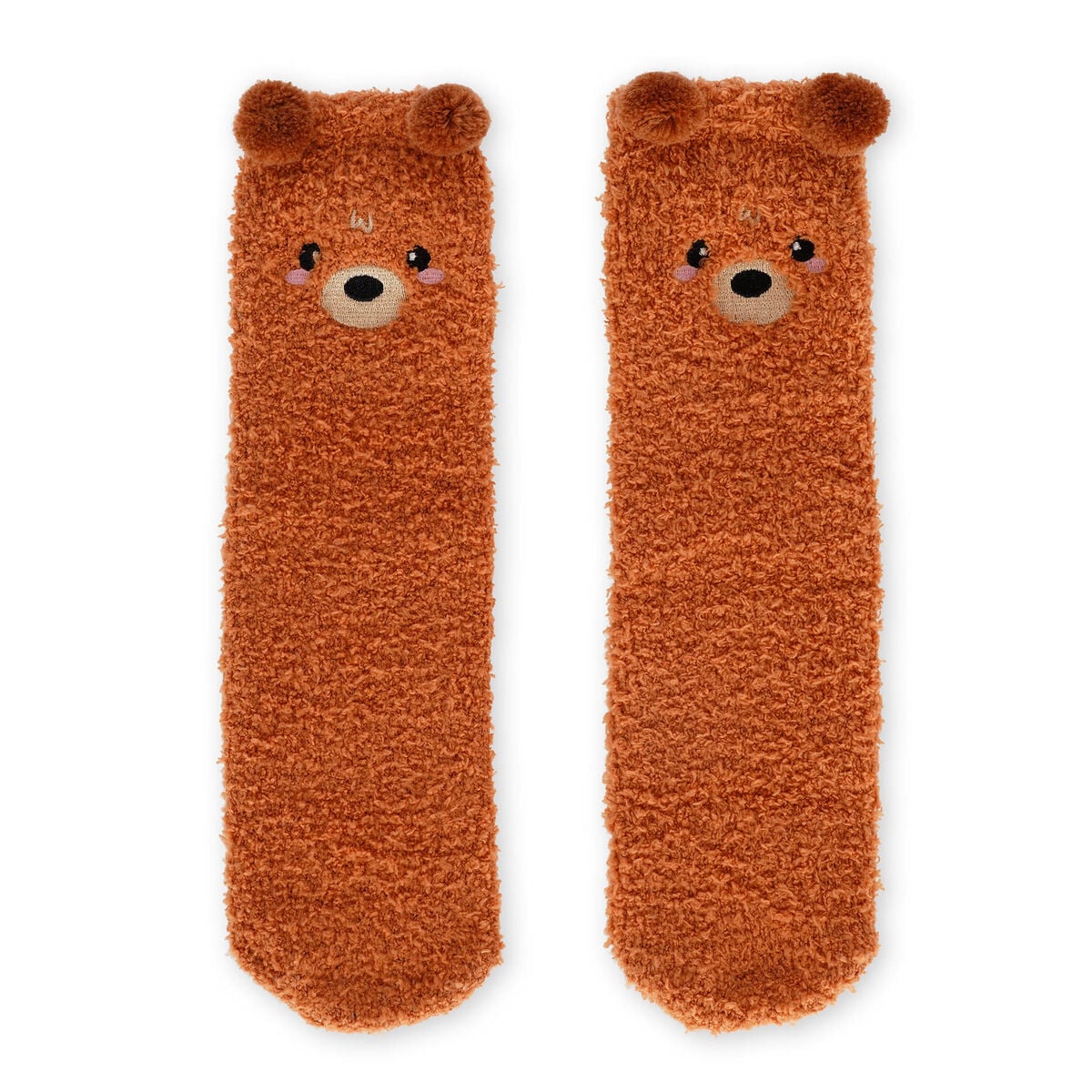 Chaussettes Antidérapantes Adulte Teddy Bear - C'est une allumette!
