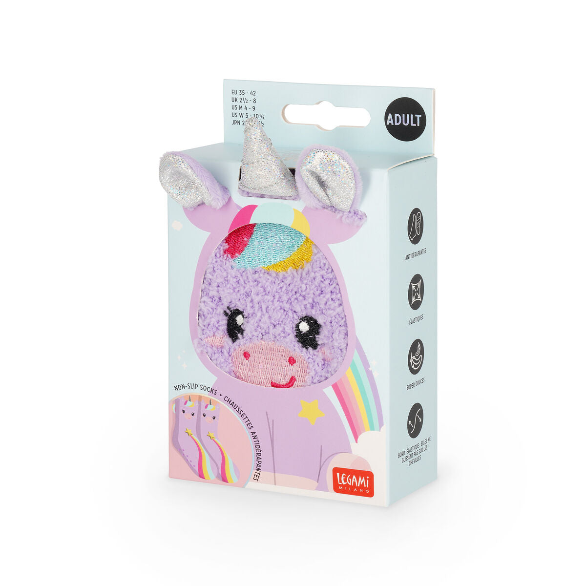 Chaussettes Antidérapantes Adulte Unicorn - It's a Match!