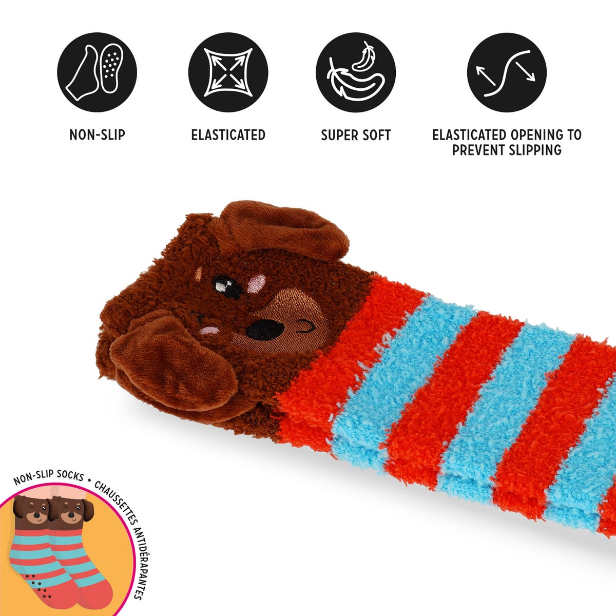 Chaussettes Antidérapantes Adulte Dachshund - It's a Match!