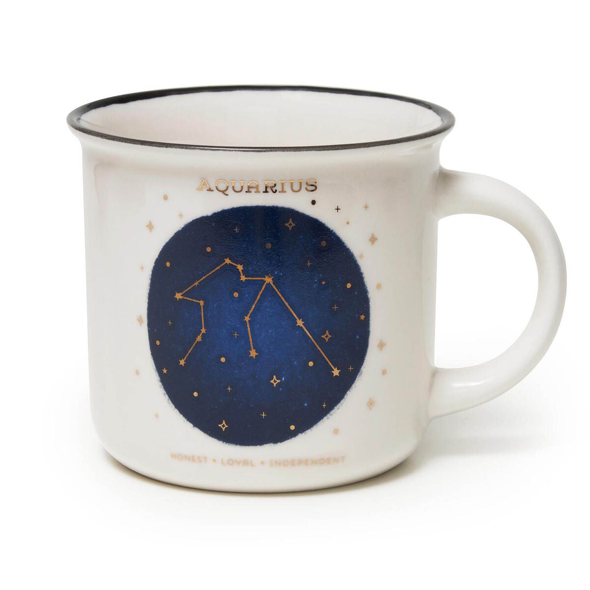 Tasse en Porcelaine - Verseau - Comptez vos étoiles de chance