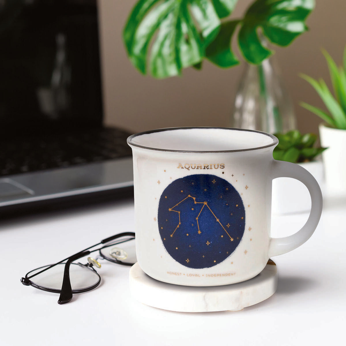 Tasse en Porcelaine - Aquarius - Count Your Lucky Stars