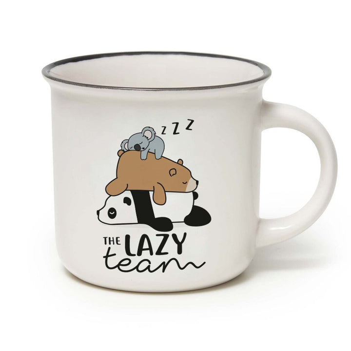 Tasse en Porcelaine - Équipe Lazy - Cup-Puccino