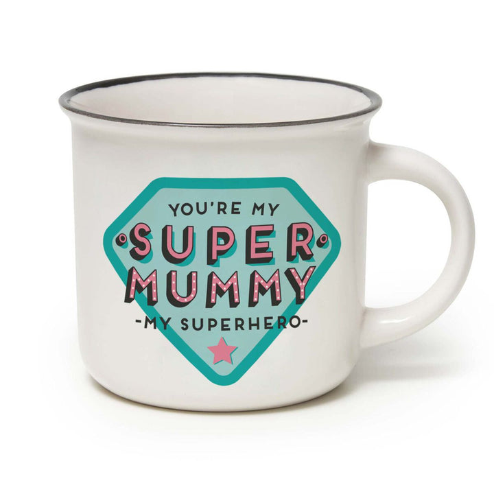 Tasse en Porcelaine - Super maman - Cup-Puccino