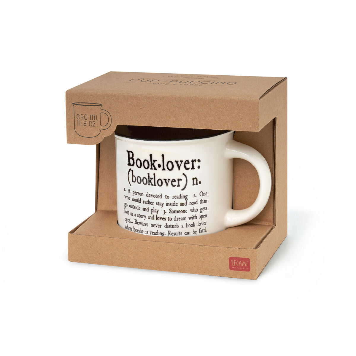 Tasse en Porcelaine - Book Lover - Cup-Puccino