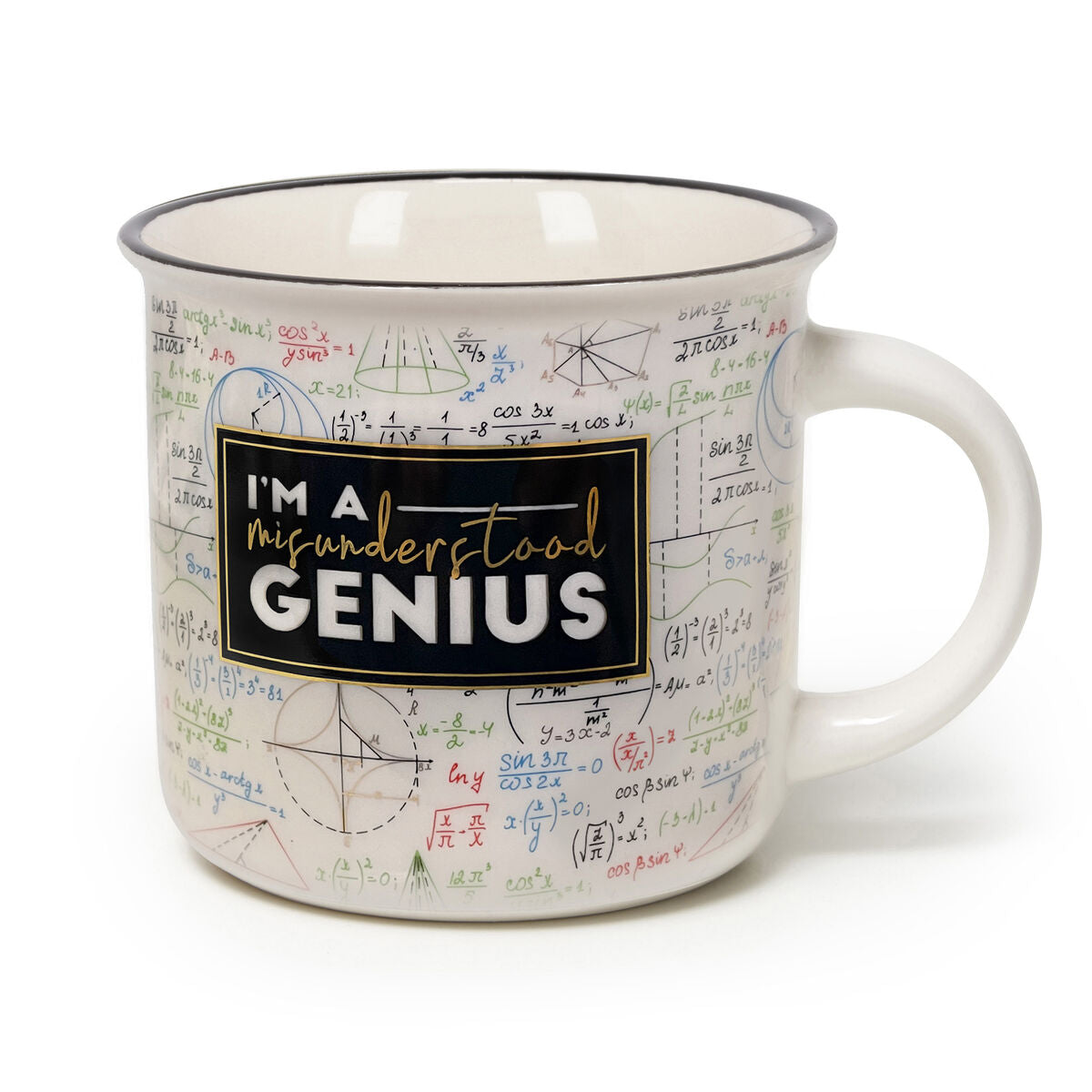 Tasse en Porcelaine New Bone China avec Illustration sur le thème Génie. Capacité 350 ml. Idée Cadea