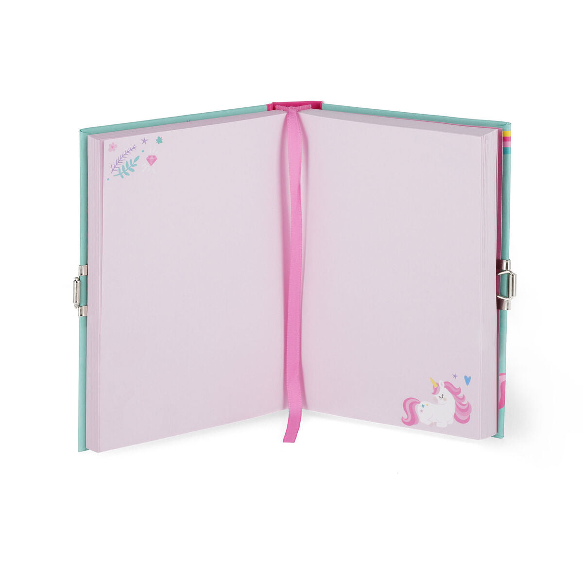 Journal Intime avec Couverture Rigide Illustrée et Cadenas - Unicorn - My Secret Diary