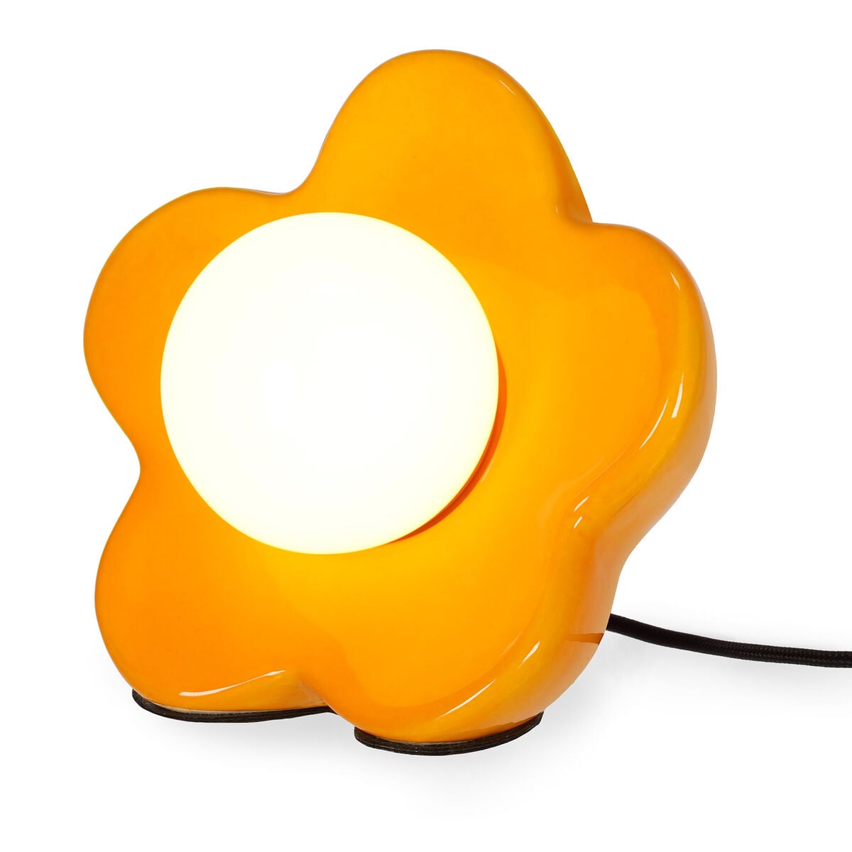 Lampe LED de Table - Shiny Orange - Flower Power