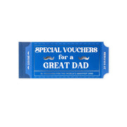 Carnet de 24 Bons pour Papa - Anglais - Bons cadeaux