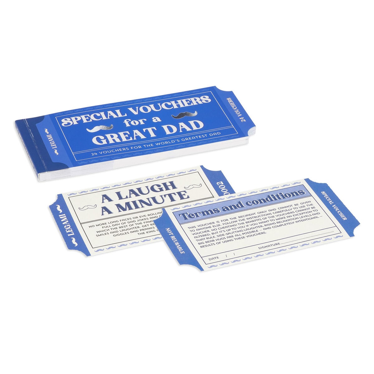 Carnet de 24 Bons pour Papa - Anglais - Gift Vouchers