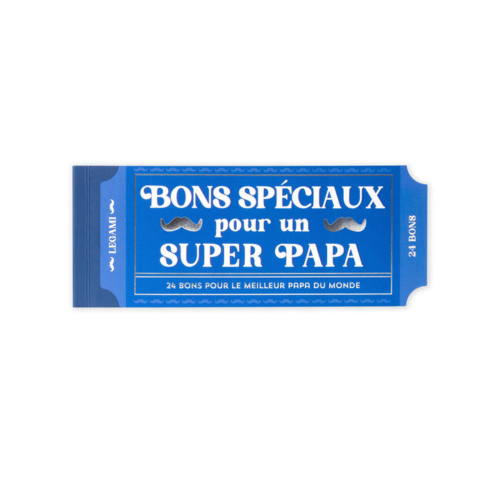 Carnet de 24 Bons pour Papa - English - Bons cadeaux