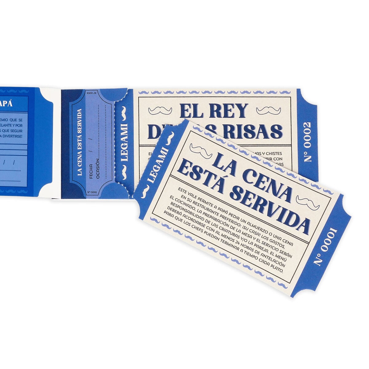 Carnet de 24 Bons pour Papa - Espagnol - Gift Vouchers
