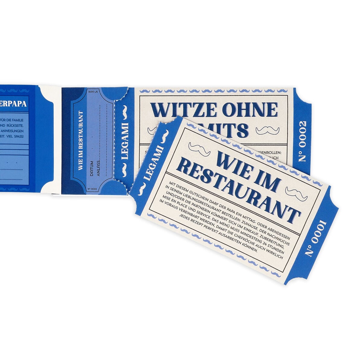 Carnet de 24 Bons pour Papa - Allemand - Gift Vouchers
