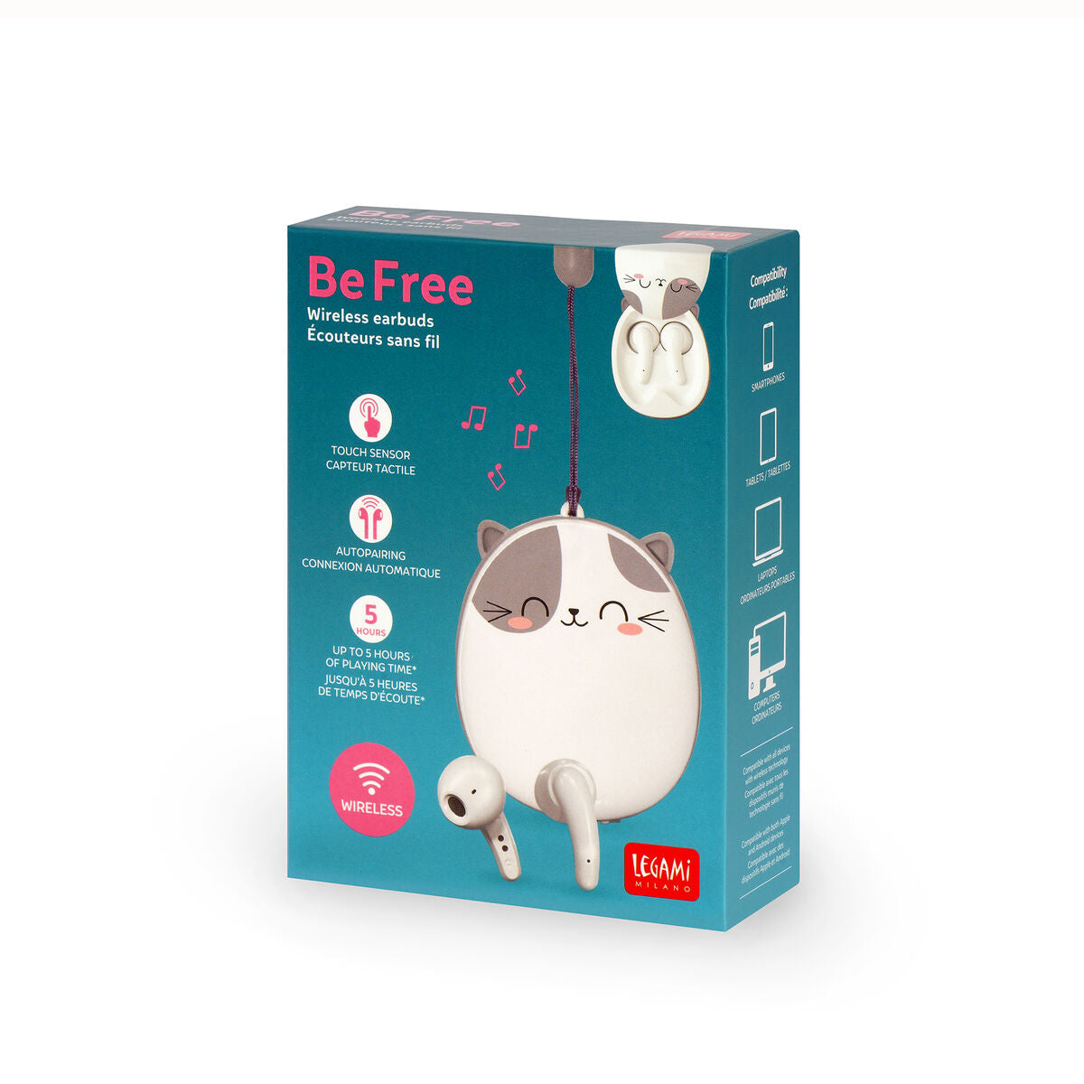 Écouteurs Sans Fil Kitty - Be Free