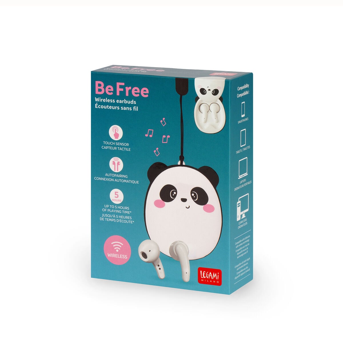 Écouteurs Sans Fil Panda - Be Free