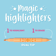Set de 6 Surligneurs Effaçables - Magic Highlighters