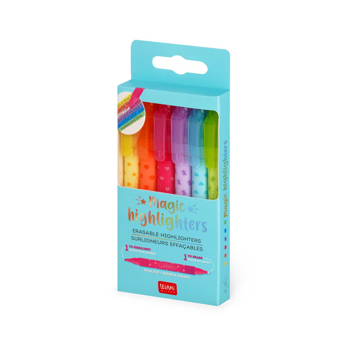 Set de 6 Surligneurs Effaçables - Magic Highlighters
