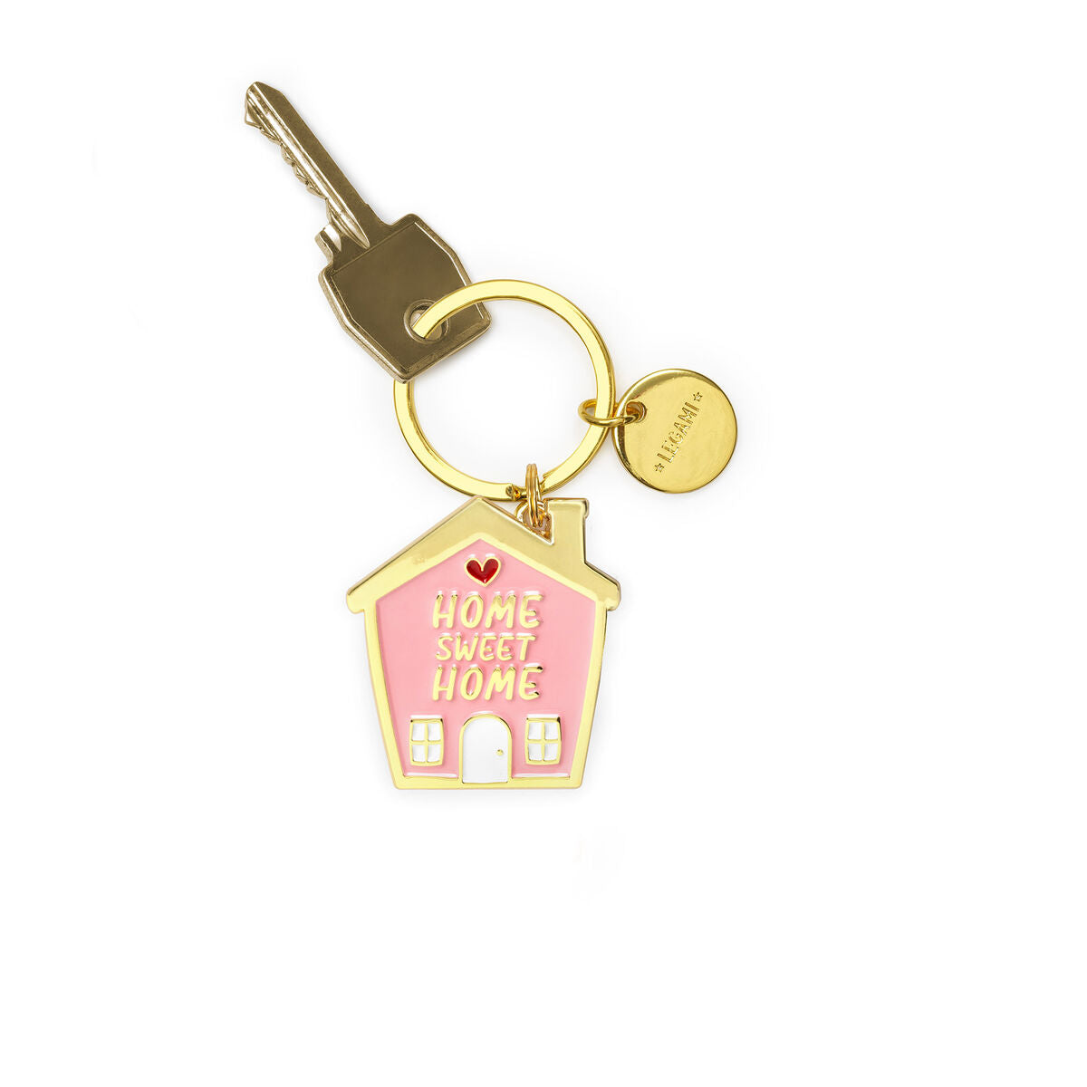 Porte-Clés en Métal Émaillé - House - What A Key Ring!