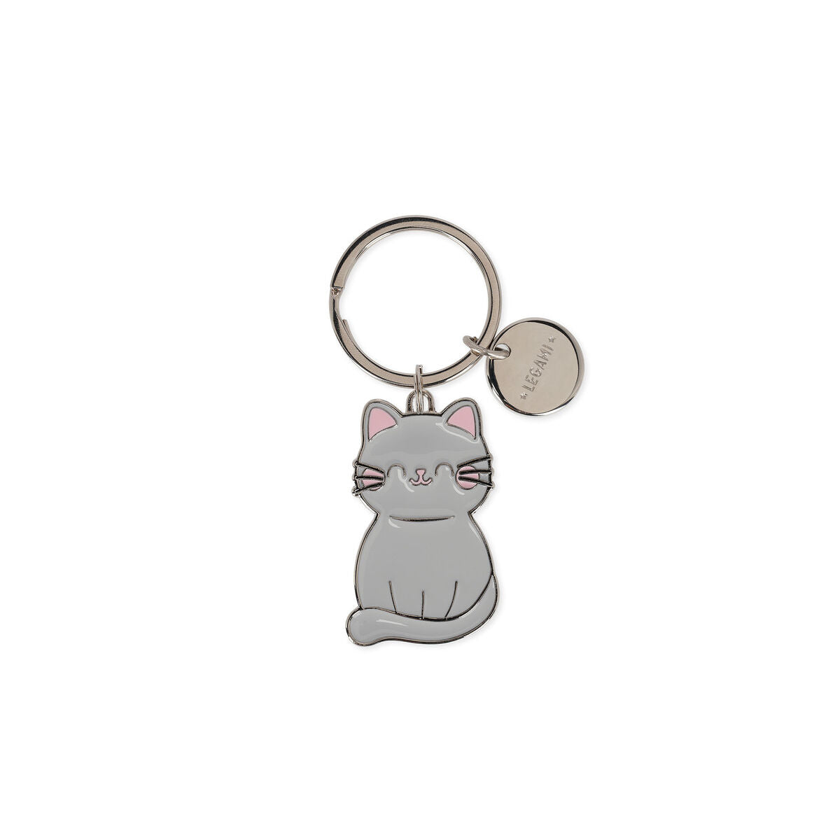 Porte-Clés en Métal Émaillé - Kitty - Quelle bague à clés!