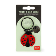 Porte-Clés en Métal Émaillé - Ladybug - What A Key Ring!