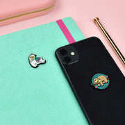 Set de 2 Adhésifs en Métal Llama + Sloth - Cutie