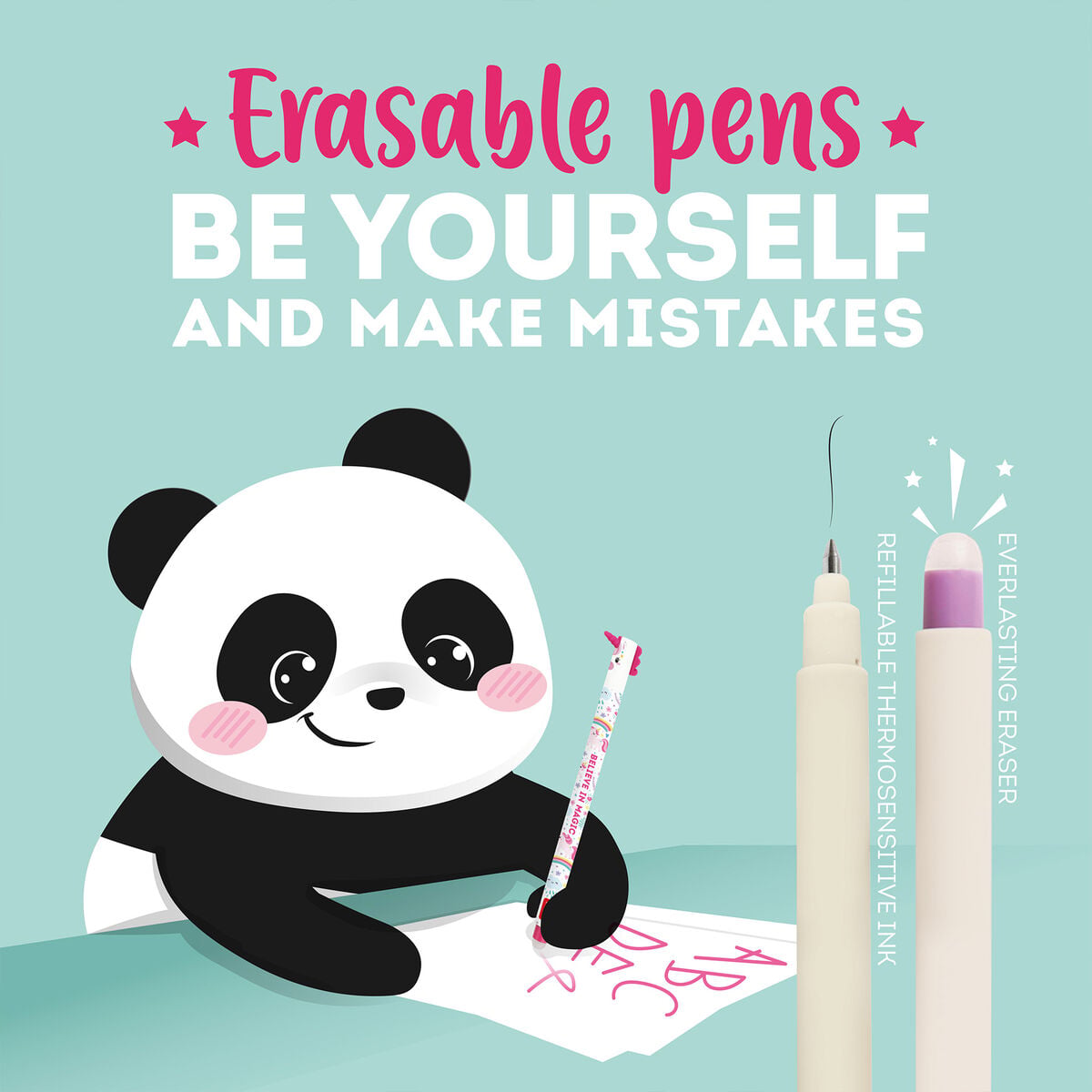 Stylo Effaçable Hippo « Hip Hippo Hooray! » - Erasable Pen