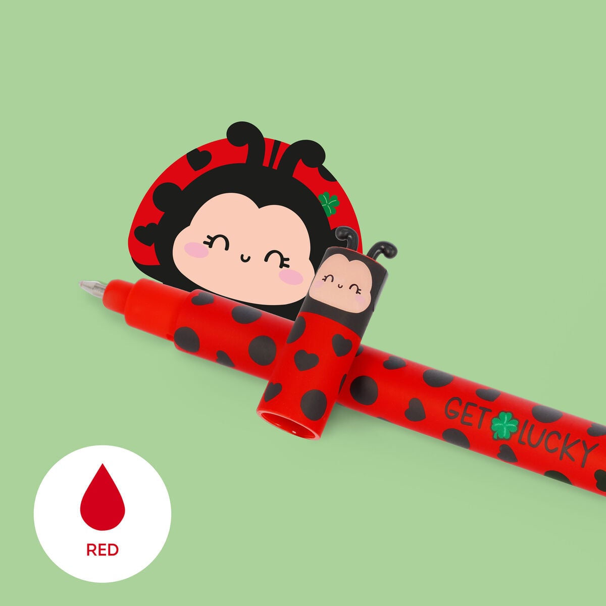 Stylo Effaçable Ladybug « Get Lucky» - Erasable Pen