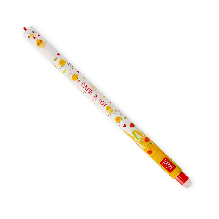 Stylo à Encre Gel Effaçable Hen « I Care a Lot » - Erasable Pen