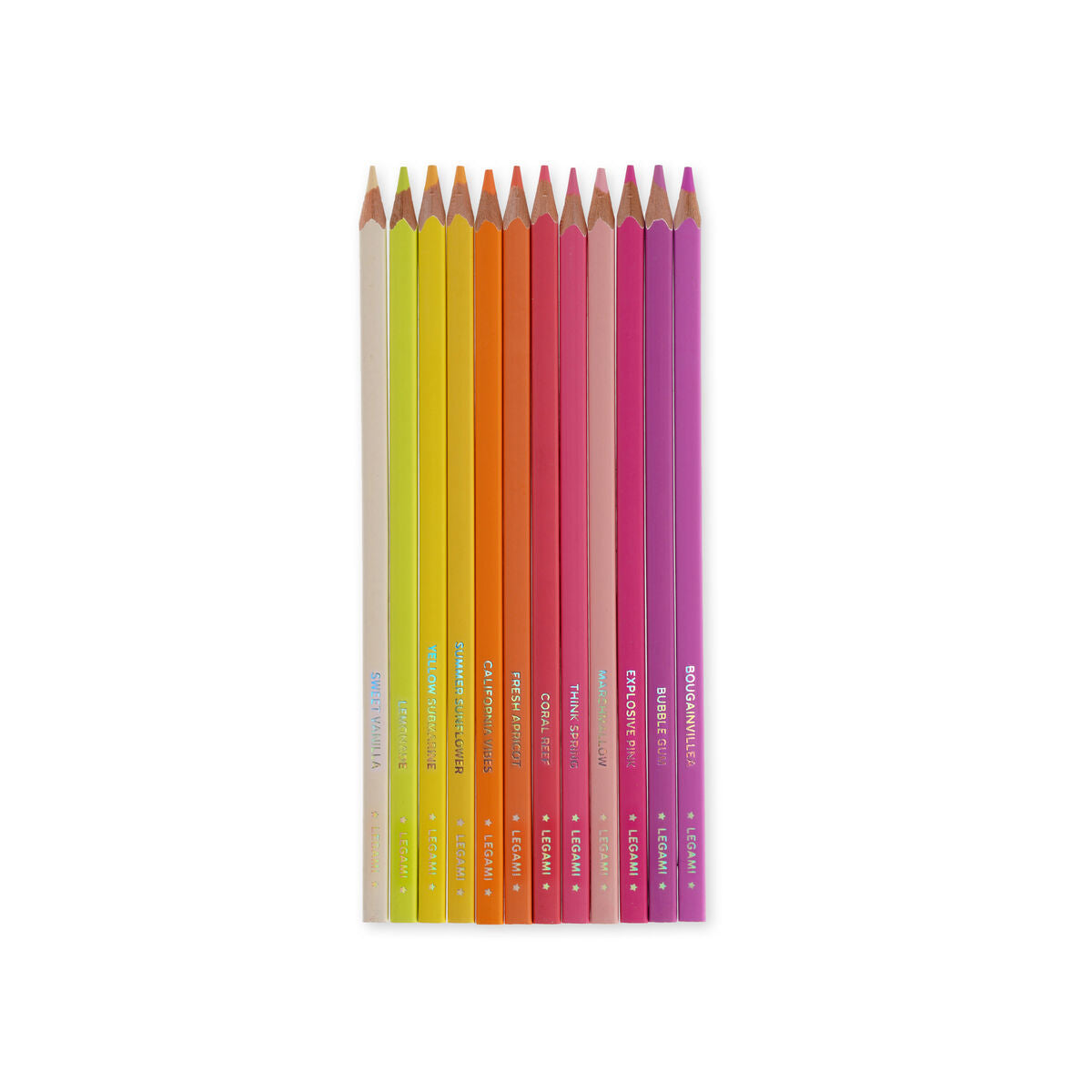 Set de 12 Crayons de Couleur Coucher de Soleil - Vivant avec une couleur