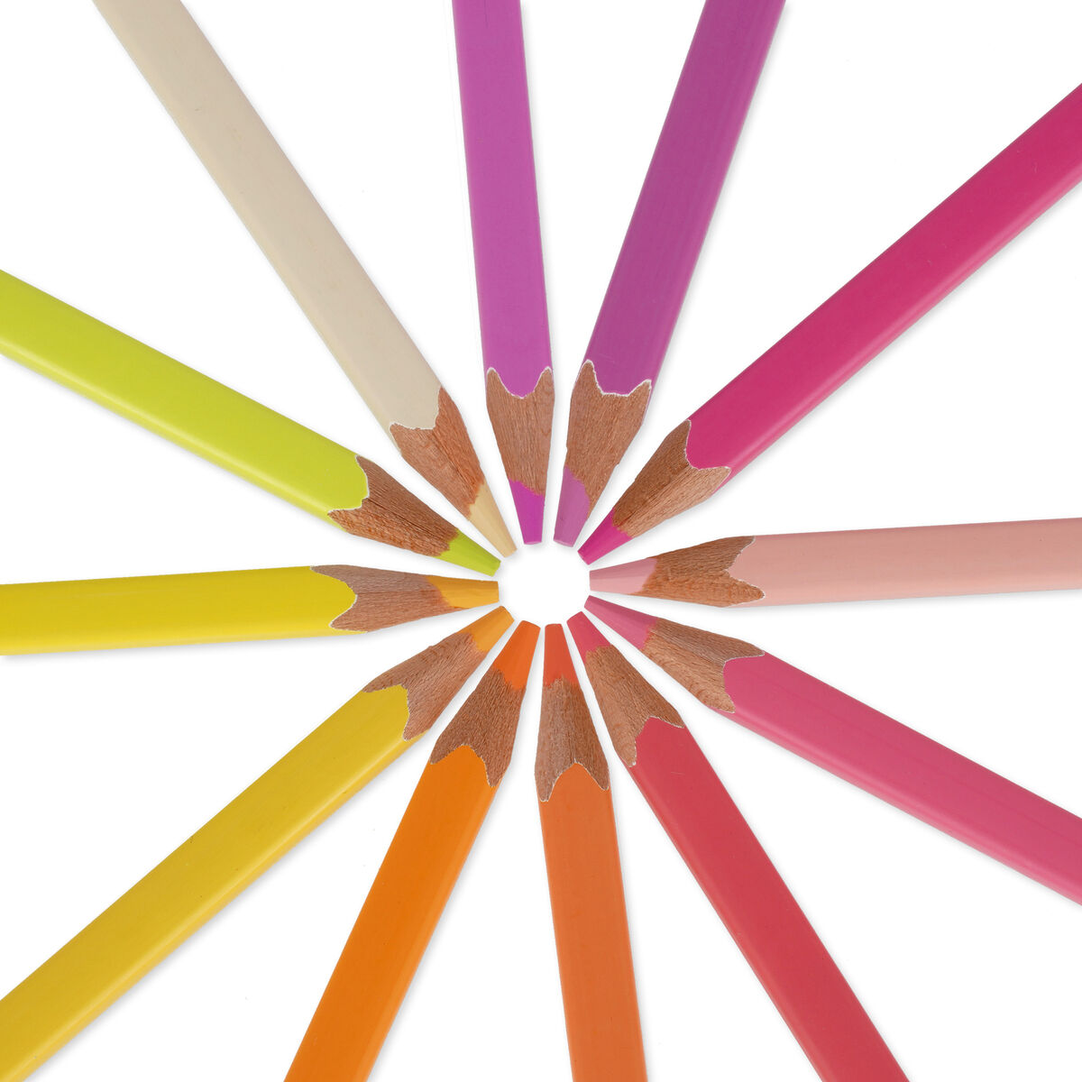 Set de 12 Crayons de Couleur Sunset Palette - Live Colourfully